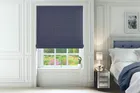 Tropea Blue - Finely Woven Roman Blind