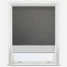 Leniro Blackout Mole Grey & Grey Double Roller Blind