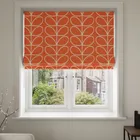 Orla Kiely Jumbo Linear Stem Persimmon No Drill Blinds Uk