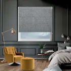 Ami Charcoal No Drill Roller Blind