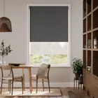 Atom Pewter Double Roller Blind