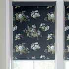 Laura Ashley Rosemore Made To Measure Blackout Roller Blind Midnight