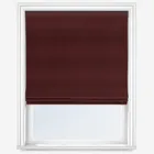 Touched By Design Luxe Faux Silk Claret Roman Blind
