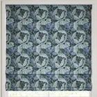William Morris Acanthus Made To Measure Roman Blind Indigo