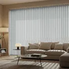 Atlantex Pewter Flame Retardant Vertical Blinds