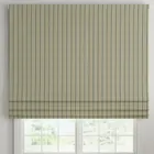 Ante Decor Latham Printed Cotton Stripe Made To Measure Roman Blind Charcoal