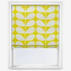 Orla Kiely Jumbo Solid Stem Yellow Roman Blind