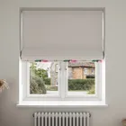 Sara Miller Peony Border Pale Grey Blinds Uk
