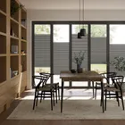 Bifold Adapt Duoluxe Ash Pleated Blind