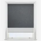 Leniro Blackout Rock Grey & Grey Double Roller Blind