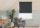 Florenza (blackout) Shadow Black - Roller Blind