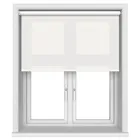 Twistfit Ribble White Blackout Blinds Uk