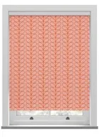 Orla Kiely Linear Stem Pink And Tomato Roller Blind