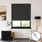 Pvc Blackout Black 230vac Electric Roller Blinds