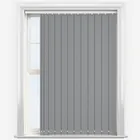 Deluxe Plain Storm Grey Vertical Blind