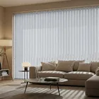 Grayson Silver Light Filtering Vertical Blinds