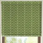 Orla Kiely Linear Stem Made To Measure Roman Blind Chalky Green