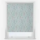 Sonova Studio Boho Leaves Duck Egg Roller Blind