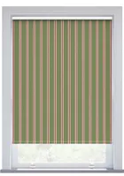Jl X Sanderson Arbre Stripe Thyme Raspberry Blackout Roller Blind