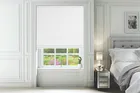 Verona Pale Ivory - Luxury Soft Sheen Roman Blind