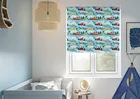 All Aboard Multi - Twist&fit Roman Blind