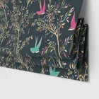 Sara Miller Swallows Forest Green Motorised Blinds Uk