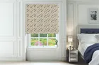 Emily Bond St Maws Indigo - Designer Roman Blind