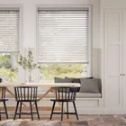 Manhattan Grey Faux Wood Blind - 50mm Slat