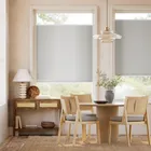 Stick On Duolight Strie Soft Grey Thermal Blind