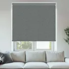 Durham Blackout Grey Marle Pelmet Roller Blinds
