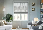 Pescara Voile Slate - Roman Blind