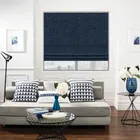 Melton Denim Roman Blinds