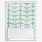 Orla Kiely Jumbo Solid Stem Duckegg Roman Blind