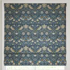 William Morris Strawberry Thief Made To Measure Roman Blind Woad