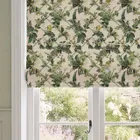 House Llewelyn-bowen Cotswold Fantasia Printed Made To Measure Roman Blind Green