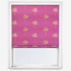 Sara Miller Small Palm Tree Pink Roman Blind