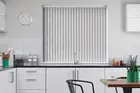 Pearl Light Grey Shadow Pattern - Rigid Pvc Vertical Blind