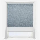Florence Persian Blue & White Double Roller Blind