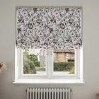 Laura Ashley Editas Garden Blackberry Purple No Drill Blinds Uk