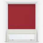 Double Roller Supreme Blackout Red & Cream Double Roller Blind