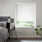 Insta Fit No Drill Iris Blackout Ivory Roller Blinds - Fit In 30 Secs