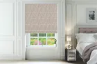 Carlisle Linen - Floral Twist Fit No Drill Roman Blind