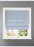 Hudson Cobalt Abstract Pattern Roman Blind