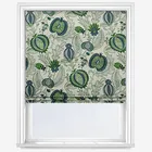 Winter Fruits Navy Roman Blind