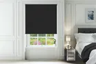Athena Black - Textured Blackout Roller Blind