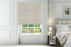 Octavia Cream - Designer Basketweave Roman Blind