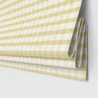Laura Ashley Alphabet Gingham Yellow Motorised Blinds Uk