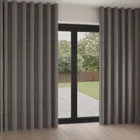 Gonten Graphite Wave Curtain Blinds Uk