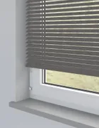 Expressions Raven Black Faux Wooden Blind - 50mm