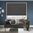 Conway Graphite Roman Blinds